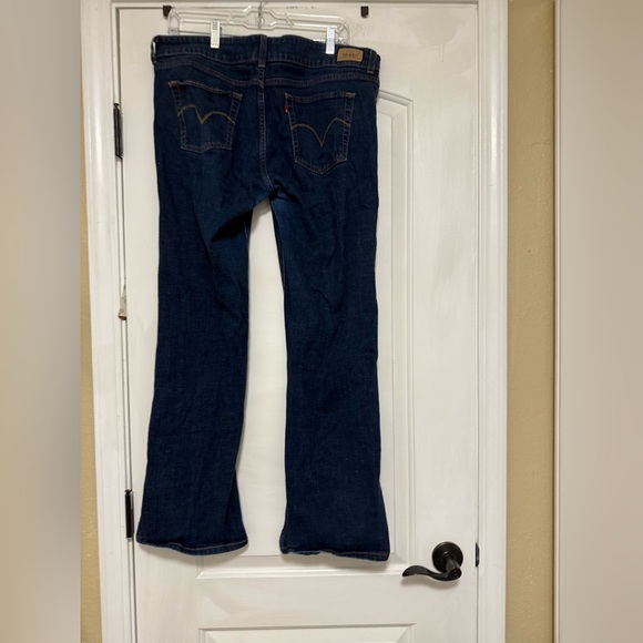 Levi's Dark Blue Straight Leg Women's Jeans - Picture 2 of 8